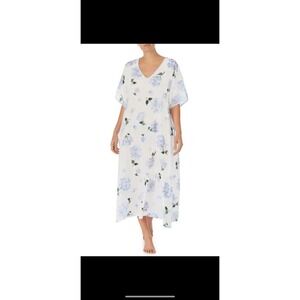 Kate Spade Floral Sleep Caftan Sz XS/S